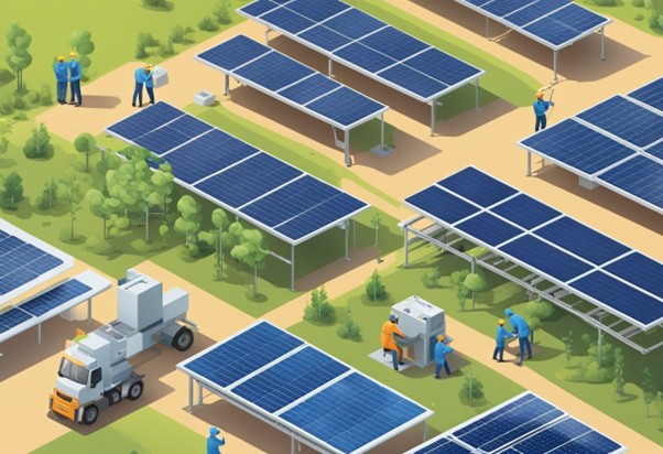 Solar remains the leader, but there is growth across all renewable sectors.